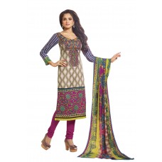 Triveni Appealing Multi Colored Printed Cotton Salwar Kameez